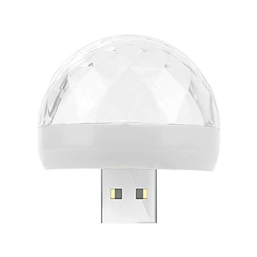 Mini USB Disco Light - Plug with Lightning Adapter