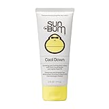 Sun Bum Cool Down Aloe Vera Lotion - Vegan After Sun Care with Cocoa Butter to Soothe and Hydrate Sunburn - Travel Size - 3 oz