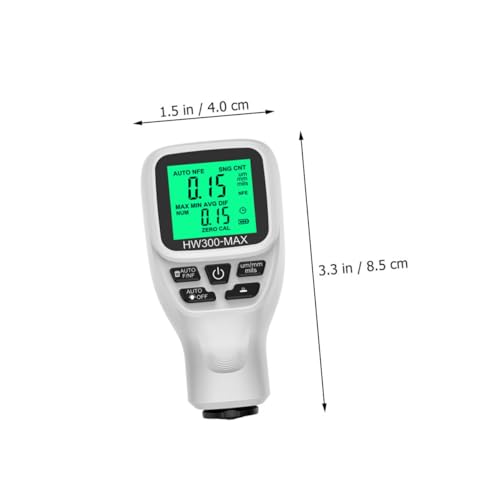Medidor digital de espesor de recubrimiento Cabilock para pintura automotriz, herramienta precisa de medición ligera para laboratorios y talleres, sin batería miniatura 2
