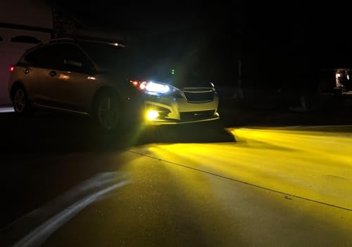 Kit de Lámparas LED de Niebla 24W Ángulo Ancho Lente Amarilla miniatura 6