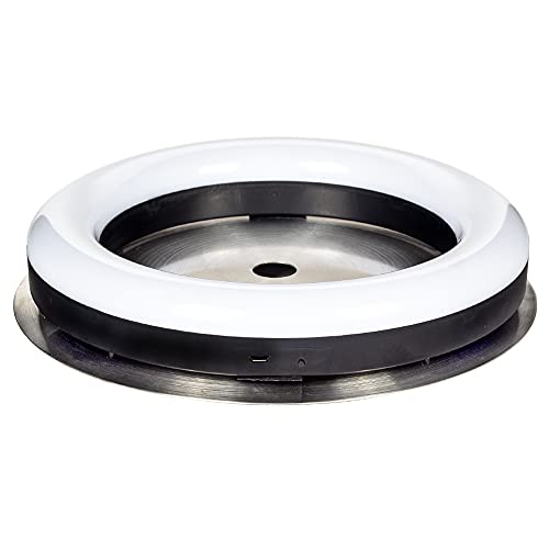 Brodator Lumine Shisha LED Light Ring V2 Set mit Edelstahlteller, Fernbedienung und Akku - 22 cm 7 Farbwechsel und 2… – Bild 6