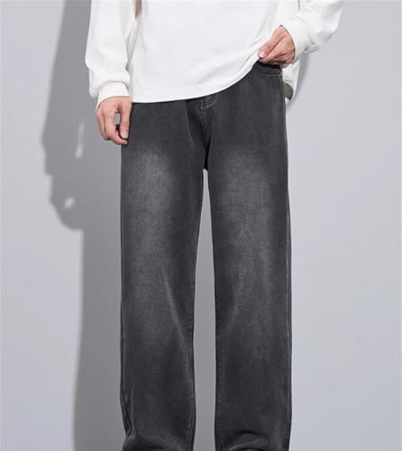 Men Wide Leg Jeans Korean Style Fashion Straight Trousers Spring Casual Baggy Denim Pants Streetwear2