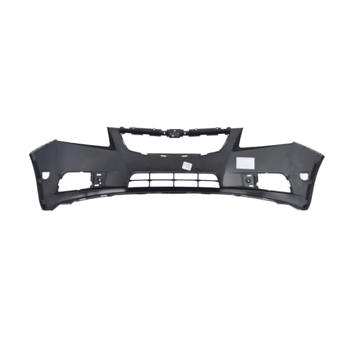 Image of FitParts Compatible with Chevrolet Cruze 2011-2014 Front Bumper Cover | Primed, With Fog Light Holes, Sedan, Ready to Paint, OEM 11745907, GM1000924