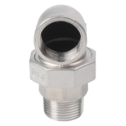 Unión de codo de 90 grados hembra de 1 pulgada en acero inoxidable 304