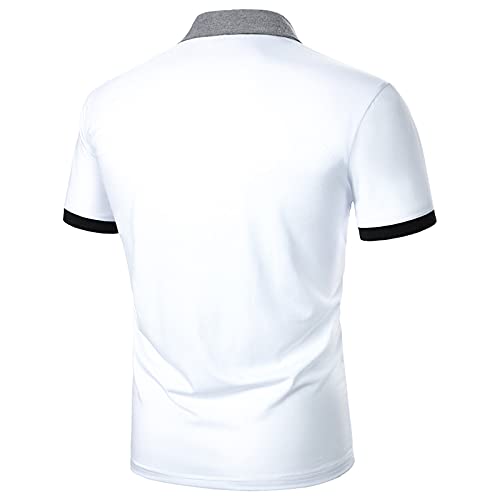 LAOLUO Polo Longue Manche Polo Manches Courtes Homme Polo uni Polo Coton Polo Taille Polo Beige Homme Polo Homme Rose Polo Bleu Ciel Homme Polo Maille Homme Polo Homme Luxe Polo Manche Longue Rugby