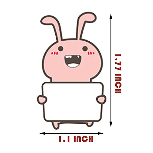 60-300 Pcs Name Tags Stickers For Kids, Bunny Hello My Name Is, Cute Rabbit Blank Labels By Hhssalin #TOP1