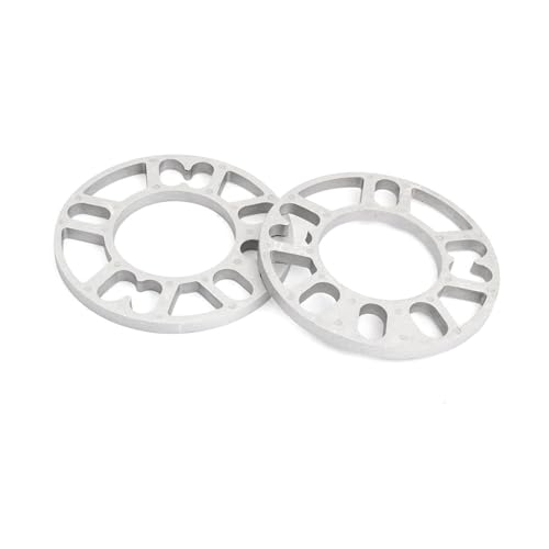 TUCKBOLD 2 Pcs Aluminum Alloy 8mm Thickness Wheel Spacer Gasket for Car Auto Automotive Parts