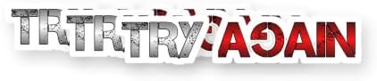 Try Again Vinyl Stickers 3 Pack 3 Inch image 5