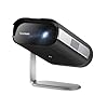 ViewSonic M1 Max – Proiettore LED portatile, Full HD 1080p, Google TV, proiezione a 360°, 200 ANSI lumen, batteria integrata con 2 ore di riproduzione, messa a fuoco automatica, Keystone H/V