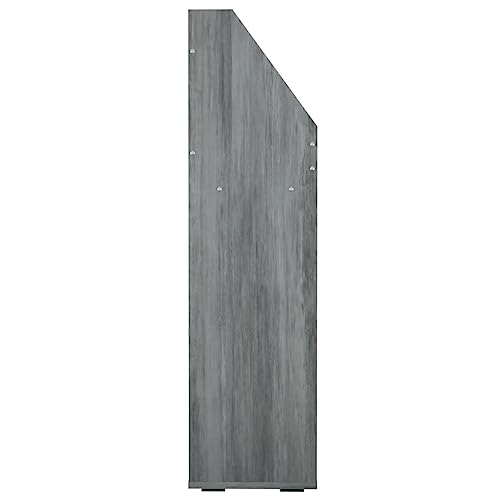 Genérico Revistero de niños Madera de ingeniería hormigón 71x30x114 cm,Mobiliario,Armarios y Almacenamiento,Revisteros,Gris,28 kg,339531 - imagen 4