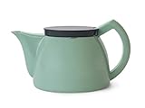 Sowden Porzellan-Krug und SoftBrew-Teefilter aus Edelstahl mit Deckel aus PC, 1 Liter