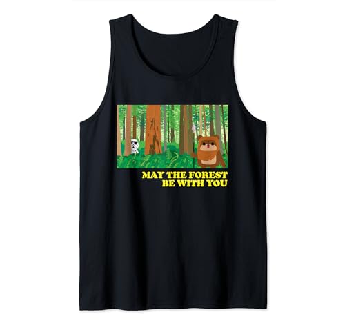 Débardeur Star Wars Ewok May the Forest Be With You en coton pour fan de science-fiction