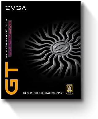 EVGA Supernova 850 Gt Power Supply, 80 Plus Gold 850W, Fully Modular, Auto Eco Mode With Fdb Fan, Includes Power on Self Tester, Compact 150Mm Size