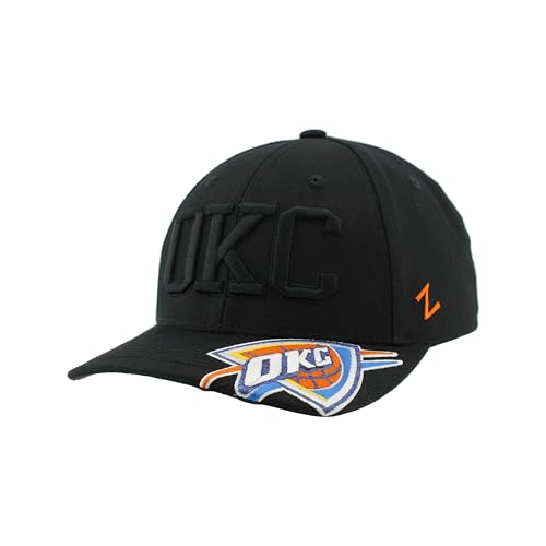 Oklahoma City Thunder NBA Officially Licensed Adjustable Snapback Hat Contender Black