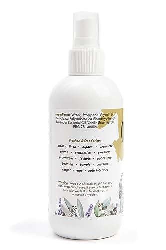 Outback Gold Wool, Linen, Fabric Refresher and Deodorizer Spray, Scented with Natural Lavender and Vanilla Essential Oils - Thumbnail 4