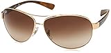 ray ban gold round metal Protective case included Ray-Ban RB3386 Sonnenbrille, RB3386 001/13 63 Gold Tortoise/Brown Gradient