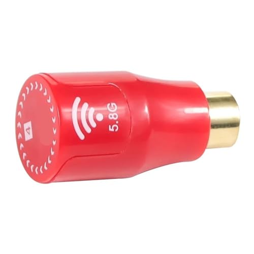 Antenne 5.8G FPV rouge connecteur RP-SMA pour session de vol libre en extérieur