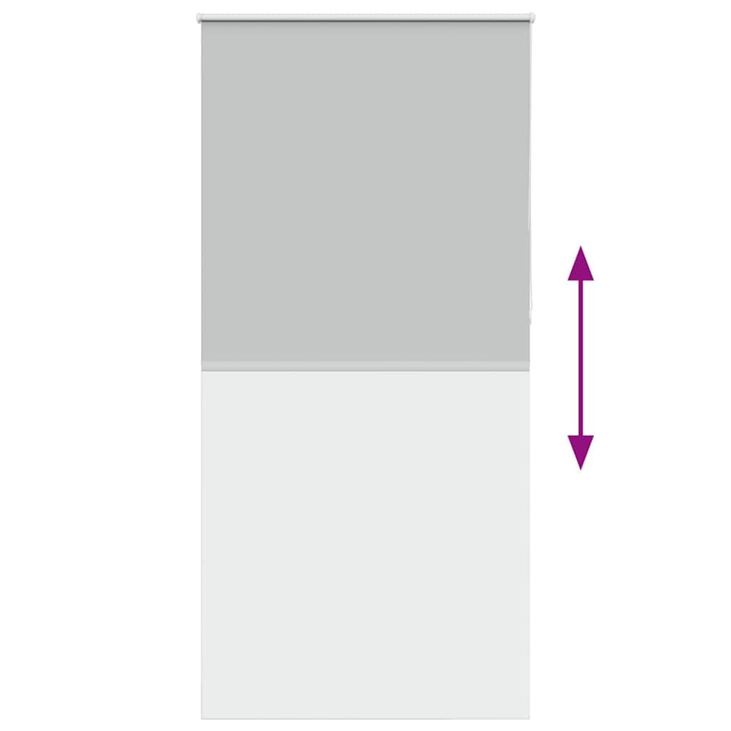 Tenda avvolgibile opaca, grigio chiaro, 110 x 210 cm | 100% poliestere, facile da pulire, montaggio con viti o senza foratura, adatto per ufficio e casa