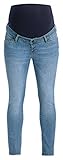  SUPERMOM Jeans OTB Skiny Eyelet Vaqueros premamá, Azul (Blue Denim C306), 29W x 32L para Mujer