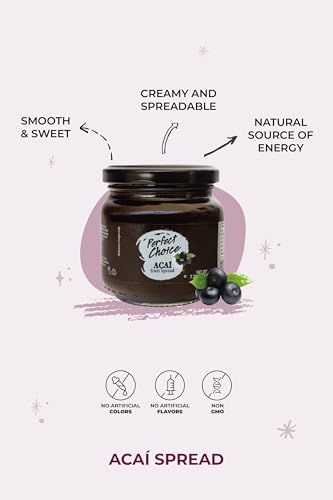 Image of Perfect Choice Acai Fruit Spread - Ready-to-Eat Spread for Smoothie Bowls, Toast, Yogurt & More - 7.76 oz