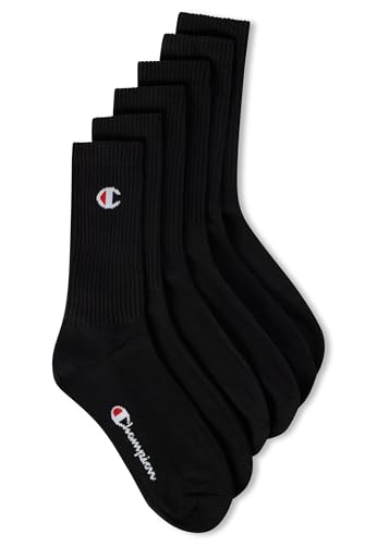 Champion Unisex Socks Basics 6pk Crew Socks Sports Socks (pack of 6)