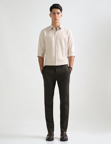 Image of Arrow New York Men's Solid Slim Fit Shirt