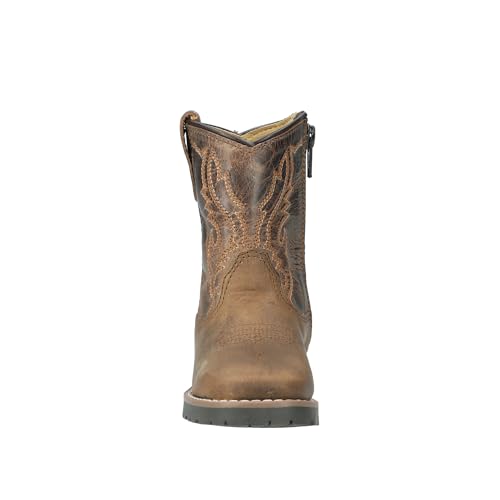 Image of Smoky Mountain Boots Toddlers' Autry Square Toe Leather Western Cowboy Boots
