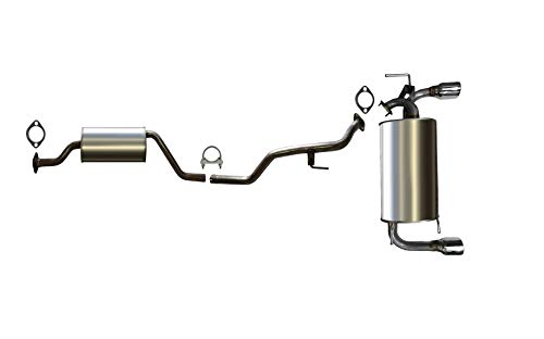 Northeastern Exhaust Muffler Resonator Pipe System Kit Compatible for 2003-2007 Nissan Murano 3.5L