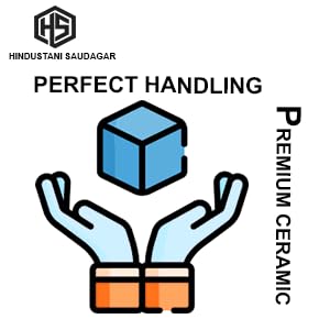 HS Hindustani Saudagar Microwave Safe Hand Made Handpainted 4 Cups 1 Kettle and 1 Tray Tea Set Excellent Gift For Any Occasion: Holidays, Anniversaries, Appreciation