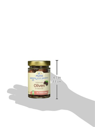 Mani Bläuel Bio Kalamata Oliven, 6er Pack (6 x 205 g)