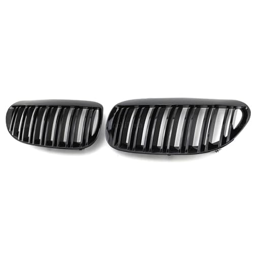 Parrilla frontal doble negra para BMW E63 E64 (2004-2010): elegancia y estilo deportivo único