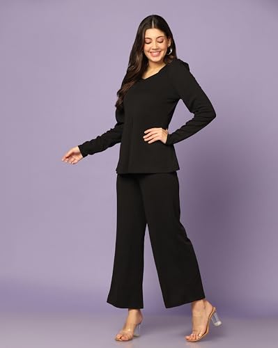 Image of DHRUVI Trendz Co ord Set for Women Stylish | Dress for Woman | Trendy Summer Casual Travel Outfit | A Line Dresses for Women | Western Stylish Midi Party Dress Outfits