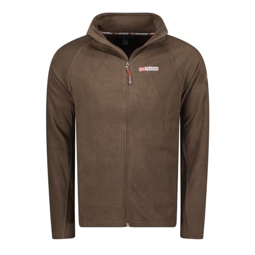Chaqueta polar para hombre Geographical Norway marrón XXL de invierno