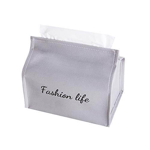 Preisvergleich Produktbild KAIKUN kosmetiktücherbox tücherbox Haus Würfel Tissue Box Halter Taschentuchbox Taschentuchhalter für zu Hause Taschentuchboxen Gray