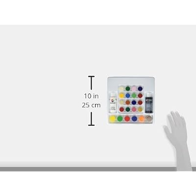 مجموعة دهان Delta Creative Basic Super Pack ، (24 لونًا)