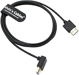 Alvin's Cables Kabel HDMI 2.1 8K szerokopasmowy cienki i prosty HDMI do wysokiego kąta do monitorów Atomos Ninja V, Z CAM E2, Sony FS5, FS7, A7S3 2m