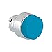 ASI 8LM2TB206 Metal Push Button Actuator, Spring Return, Extended, 22 mm, Blue
