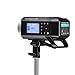 Flashpoint XPLOR 400PRO TTL Battery-Powered Monolight with Built-in R2 2.4GHz Radio Remote System (with Bowens Mount Adapter) - Godox AD400 Pro + Glow EZ Lock Collapsible White Beauty Dish (42