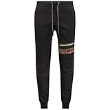  ANAPURNA EQUIPMENT Moltana Men - Pantalon Jogging Imprimé Style Casual - Vêtements Qualité Sport Confortable Doux - Survêtement Homme Decontracté Coton (Noir XXL)