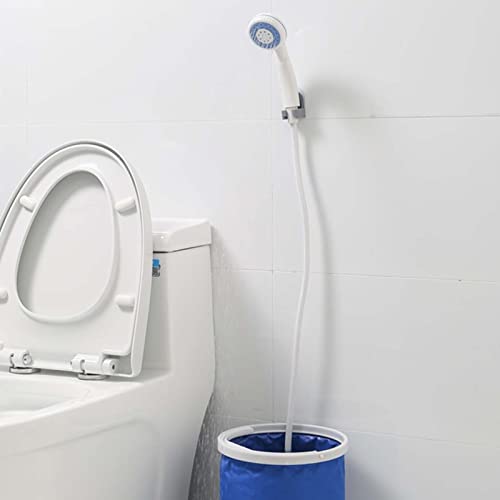 Littryee Ducha Portátil para Camping con Bomba Eléctrica Recargable, Manguera y Cable USB, Ducha para Viajes al Aire Libre miniatura 5