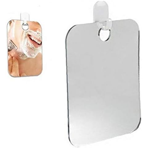 Bathroom Acrylic Anti Fog Shower Mirror Fogless Fog Free Mirror Washroom Travel for Man Shaving Cover