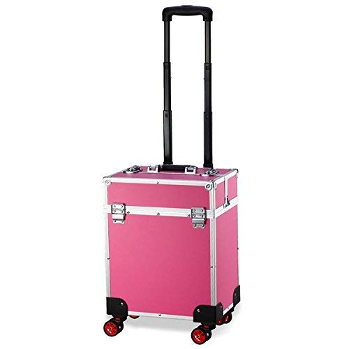 Gorilla Cosmetics Makeup Beauty Nail Salon Hairdresser Trolley Case Pink