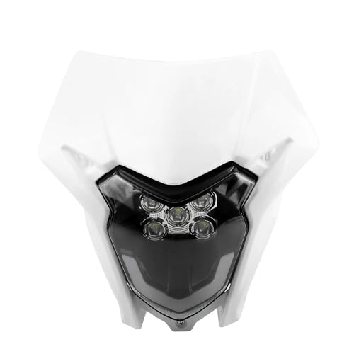 Phare LED pour moto CRF éclairage blanc puissant anti-vibrations