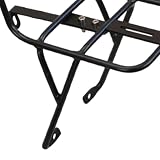 LOVIVER Fahrrad-Frontträger, Gepäckablage, Gepäckträger, Metall-Gepäckträger, Kofferraum-Halter für Picknick, Fernradfahren, Faltrad, V-Typ-Bremse