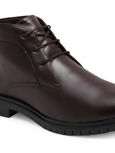 Image of Carlton London Men's Chelsea Boots With Lace-Up Round Toe Casual Boots, Party Use