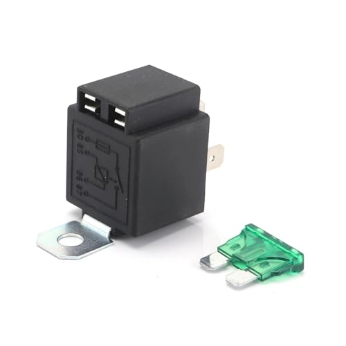 Relais moteur automatique 4P 5P 30A DC 12V 24V avec fusible intégré pour auto