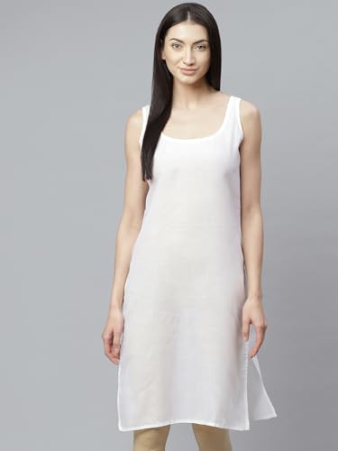 Image of Ada Womens Terivoile Cotton Suit Full Slip /Camisole (Pack of 2) A301831