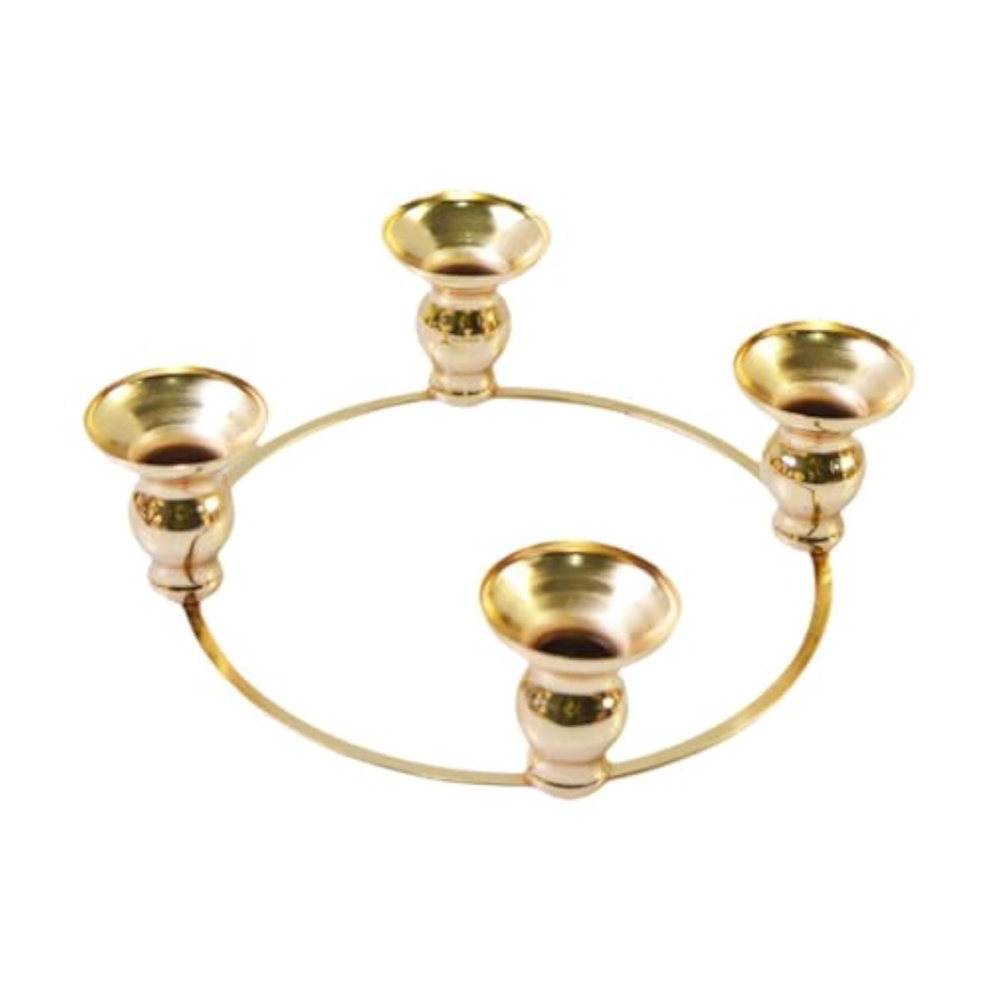 Iron Round Candle Holder for Dining Room Decor