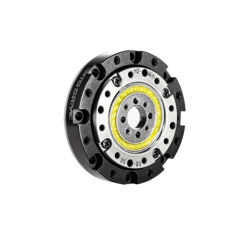 Bolisila Harmonic Drive HD08 Micro Harmonic Gearbox Nema 14 17 Motor Reduction Ratio 40mm for Small Robotics(100)