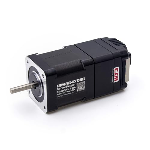 Servomoteur pas à pas NEMA17 avec codeur absolu multi-tours et frein 24-48V